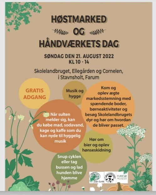 Høstmarked den 21. august klokken 10-14